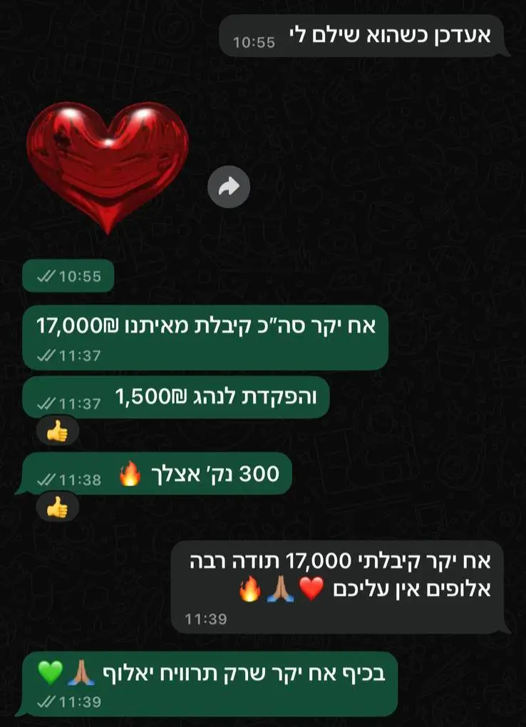 שיחה של לקוח עם סוכן בטים - משיכת זכיה